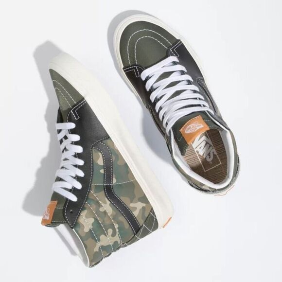 VANS Sk8-Hi Mixed Utility Camo Sneakers Men’s 5 Women’s 6.5 New in Box - Picture 16 of 16